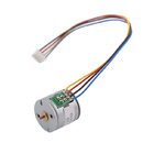20 Mm Micro Stepper Motor Matched With Gearbox 18°/Step 2 Phases