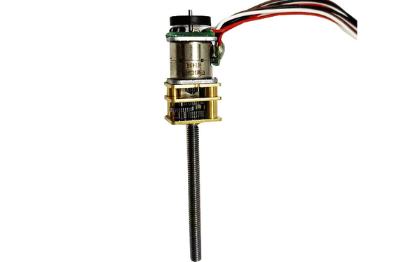 Motore passo a passo del motore della vite del motore 10mm dell'ingranaggio di angolo 5Vdc di punto 18° con il codificatore adatto ad attrezzatura medica