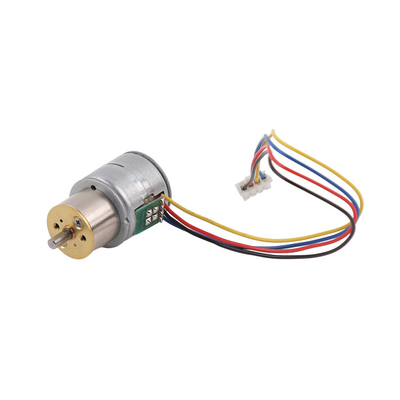 2 Phases High Precision 20mm Pm Stepper Motor With Circular Gearbox 18 Degree Step Angle for home appliance equipment